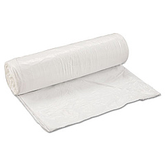 Inteplast Group LOW-DENSITY COMMERCIAL CAN LINERS, 56 GAL, 0.8 MIL, 43" X 47", WHITE, 100/CARTON (SL4347XHW)