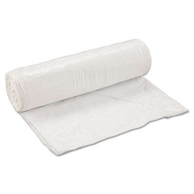 Inteplast Group LOW-DENSITY COMMERCIAL CAN LINERS, 56 GAL, 0.8 MIL, 43" X 47", WHITE, 100/CARTON (SL4347XHW)