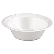 Genpak Foam Dinnerware, Bowl, 5oz, White, 125/pack, 8 Packs/carton (80500)