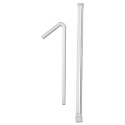 Dixie Wrapped Flex Straws, 7.75", Polypropylene, White, 10,000/Carton (FXW7)