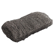 GMT Industrial-Quality Steel Wool Hand Pads, #1 Medium, Steel Gray, 16 Pads/Sleeve, 12 Sleeves/Carton (117004)