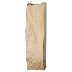 General Liquor-Takeout Quart-Sized Paper Bags, Quart Size, 35# Basis Weight, 4.25" x 2.5" x 16", Kraft, 500/Bundle (LQQUART500)