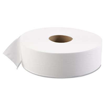 Boardwalk JRT Bath Tissue, Jumbo, Septic Safe, 1-Ply, White, 3 5/8" x 4000 ft, 6/Carton (BWK6103)