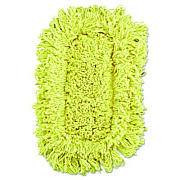 Rubbermaid Commercial Trapper Looped-End Dust Mop Head, 12 x 5, Yellow, 12/Carton (J15112CT)