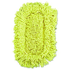 Rubbermaid Commercial Trapper Looped-End Dust Mop Head, 12 x 5, Yellow, 12/Carton (J15112CT)