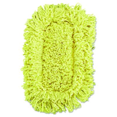 Rubbermaid Commercial Trapper Looped-End Dust Mop Head, 12 x 5, Yellow, 12/Carton (J15112CT)