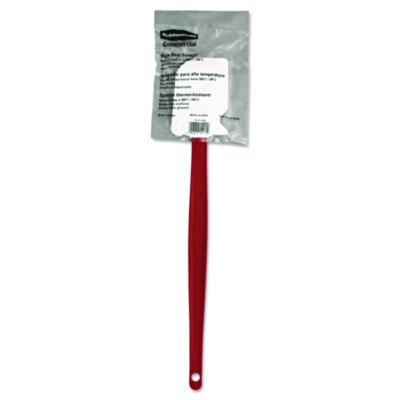Rubbermaid Commercial High-Heat Cook's Scraper, Plastic, 16.5", Red/White (1964RED)