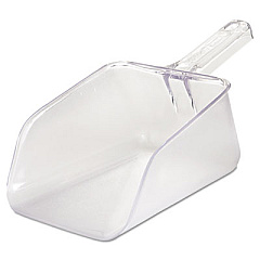Rubbermaid Commercial Bouncer Bar/Utility Scoop, 64oz, Clear (2886CLE)