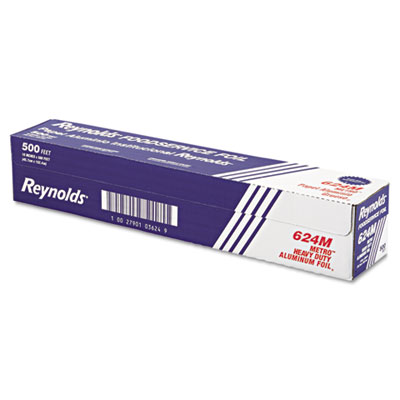 Reynolds Wrap Metro Aluminum Foil Roll, Heavy Duty Gauge, 18" x 500 ft (624M)