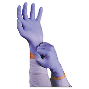 AnsellPro TNT Disposable Nitrile Gloves, Non-powdered, Blue, Medium, 100/Box (92675M)