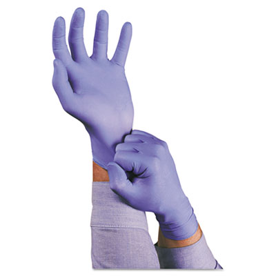 AnsellPro TNT Disposable Nitrile Gloves, Non-powdered, Blue, Medium, 100/Box (92675M)