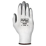 AnsellPro HyFlex Foam Gloves, White/Gray, Size 9, 12 Pairs (118009)