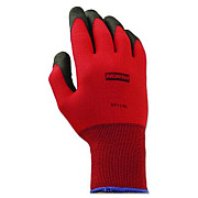 North Safety NorthFlex Red Foamed PVC Gloves, EN388: 4131, 10" Long, Large (Size 9), Red/Black, 12 Pairs (NF119L)