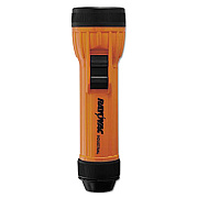 Rayovac Safety Flashlight, 2 D Batteries (Sold Separately), Orange/Black (IN2MSE)