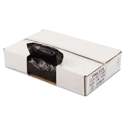 Penny Lane LINEAR LOW DENSITY CAN LINERS, 33 GAL, 1.2 MIL, 33" X 39", BLACK, 100/CARTON (516)