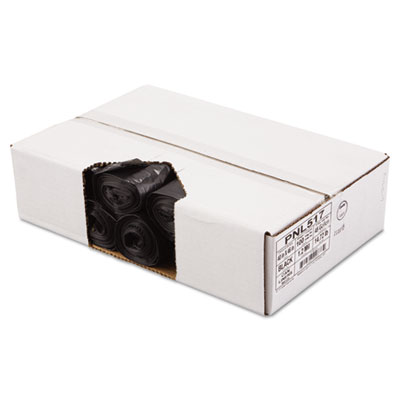 Penny Lane LINEAR LOW DENSITY CAN LINERS, 45 GAL, 1.2 MIL, 40" X 46", BLACK, 100/CARTON (517)