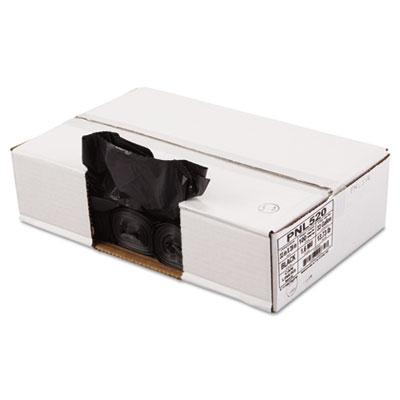 Penny Lane LINEAR LOW DENSITY CAN LINERS, 33 GAL, 1.6 MIL, 33" X 39", BLACK, 100/CARTON (520)