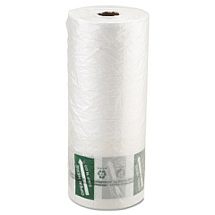 Inteplast Group Produce Bags, Fruits and Veggies - More Matters Labeling, 0.35 mil, 12" x 20", Clear, 875 Bags/Roll, 4 Rolls/Carton (PHMORE20NS)