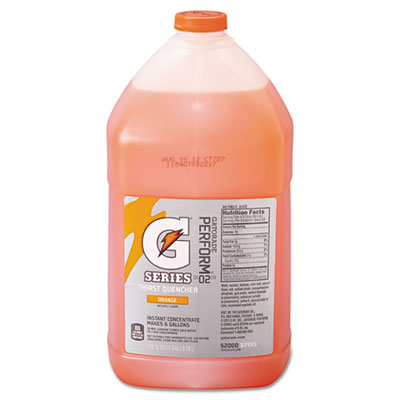 Gatorade Liquid Concentrate, Orange, One Gallon Jug, 4/Carton (03955)