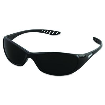 KleenGuard Hellraiser Safety Glasses, Black Full Frame, Green Shade 5 VLT Dual Lens (20545)