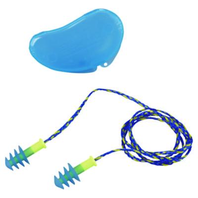 Howard Leight by Honeywell FUS30 HP Fusion Multiple-Use Earplugs, Reg, 27NRR, Corded, BE/WE, 100 Pairs