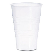 Dart High-Impact Polystyrene Cold Cups, 16 oz, Plastic, Translucent, 50/Sleeve, 20 Sleeves/Carton (Y16T)