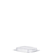 Dart ClearPac Clear Container Lids, Dome, 4.9 x 5.9, Clear, Plastic, 63/Pack, 16 Packs/Carton (C12DDLR)
