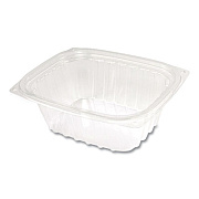 Dart ClearPac Containers, 12 oz, 4.9 x 5.9 x 2, Clear, Plastic, 63/Pack, 16 Packs/Carton (C12DER)
