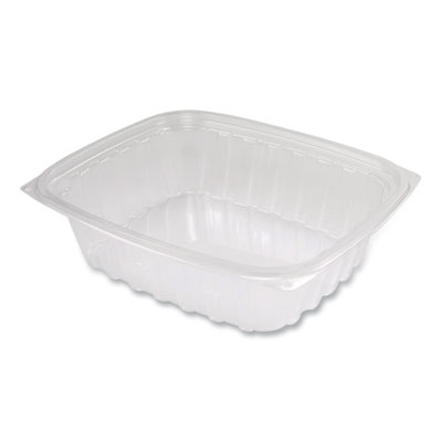 Dart ClearPac Containers, 24 oz, 6.5 x 7.5 x 2, Clear, Plastic, 63/Pack, 8 Pack/Carton (C24DER)
