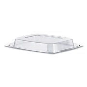 Dart ClearPac Clear Container Lids, Dome, 6.5 x 7.5, Clear, Plastic, 63/Pack, 8 Packs/Carton (C32DDLR)