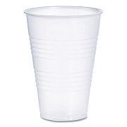 Dart High-Impact Polystyrene Cold Cups, 14 oz, Plastic, Translucent, 50/Sleeve. 20 Sleeves/Carton (Y14)
