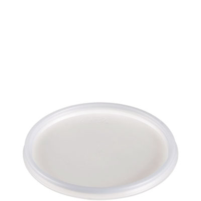 SOLO Non-Vented Cup Lids, Fits 5 oz to 16 oz Food Containers/30 oz to 32 oz Hot Cups, Plastic, Translucent, 100/Pack, 10 Packs/CT (20JLNV)