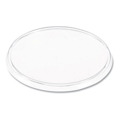 SOLO Non-Vented Cup Lids, Fits 32 oz/44 oz Hot Cups, Plastic, Clear, 500/Carton (32CLR)