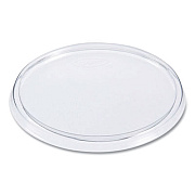 SOLO Non-Vented Cup Lids, Fits 10 oz to 14 oz Hot Cups/6 oz to 8 oz Food Containers/6 oz Bowls; Plastic, Clear, 1,000/Carton (12CLR)