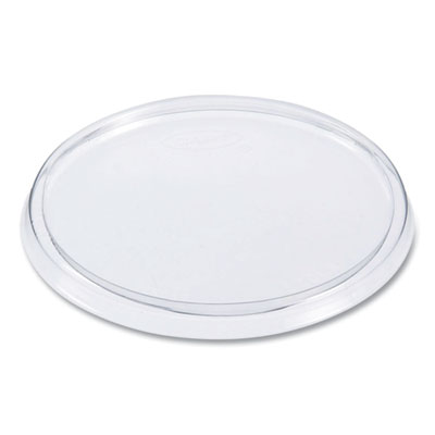 SOLO Non-Vented Cup Lids, Fits 10 oz to 14 oz Hot Cups/6 oz to 8 oz Food Containers/6 oz Bowls; Plastic, Clear, 1,000/Carton (12CLR)