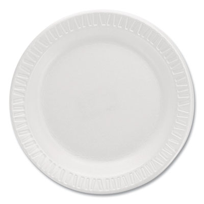 Dart Mediumweight Foam Dinnerware, Plate, 6" dia, White, 125/Pack (6PWQRPK)
