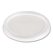 SOLO Non-Vented Cup Lids, Fits 6 oz Hot Cups/2 oz to 4 oz Food Containers, Plastic, Translucent, 1,000/Carton (6JLNV)