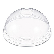 Dart Ultra Clear Dome Cold Cup Lids, Fits 16 oz to 24 oz Cold Cups, Plastic, Clear, 1,000/Carton (DLR626CT)