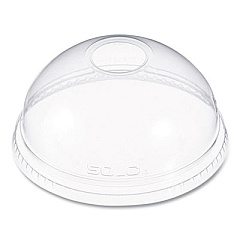 Dart Ultra Clear Dome Cold Cup Lids, Fits 16 oz to 24 oz Cold Cups, Plastic, Clear, 1,000/Carton (DLR626CT)