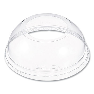 Dart Open-Top Dome Lid, With 1.9" dia Hole, Fits 16 oz to 24 oz Cold Cups, Plastic, Clear, 1,000/Carton (DLW626)