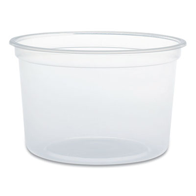 Dart MicroGourmet Food Container, 16 oz, Translucent, Plastic, 50/Pack, 10 Packs/Carton (MN160100)