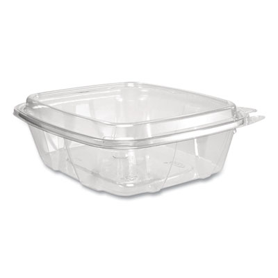 Dart ClearPac SafeSeal Tamper-Resistant/Evident Containers, Domed Lid, 24 oz, Clear, Plastic, 100/Bag, 2 Bags/Carton (CH24DED)