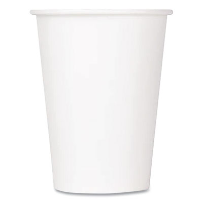 Karat Double Poly Paper Cold Cups, 12 oz, White, 1,000/Carton (CKCP12W)