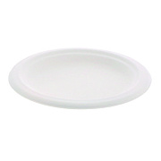 Pactiv Evergreen EarthChoice PFAS Free Compostable Dinnerware, Plate, Sugarcane, 6" dia, Natural, 1,000/Carton (MC50006PFREE)
