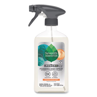 Seventh Generation Foaming Dish Spray, Mandarin Orange Scent, 16 oz Bottle (45169EA)