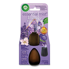 Air Wick Essential Mist Refill, Lavender and Almond Blossom, 0.67 oz Bottle, 6/Carton (98552)