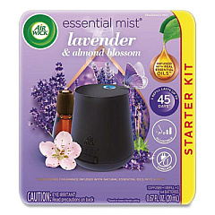 Air Wick Essential Mist Starter Kit, Lavender and Almond Blossom, 0.67 oz. Bottle (98576KT)
