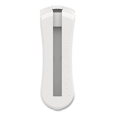 Gilchrist & Soames Pure by Gloss and Guild+Pepper ABS Mini Bracket - Tape Mount, 1.25 x 0.84 x 3.65. White, 48/Carton (100321)
