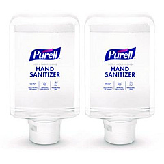 PURELL Advanced Hand Sanitizer ULTRA NOURISHING Foam, For ES10 Dispensers, 1,200 mL Refill, Fragrance-Free, 2/Carton (835702CT)