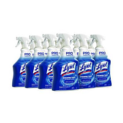 Professional LYSOL Brand Disinfectant Bathroom Cleaner, 32 oz Spray Bottle, 12/Carton (04685CT)
